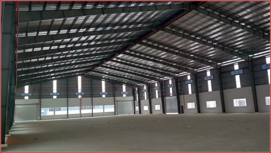cho thue nha xuong moi xay 7 600m2 trong kv 1 4ha binh chanh chuan cong nghiep gan long an gia re